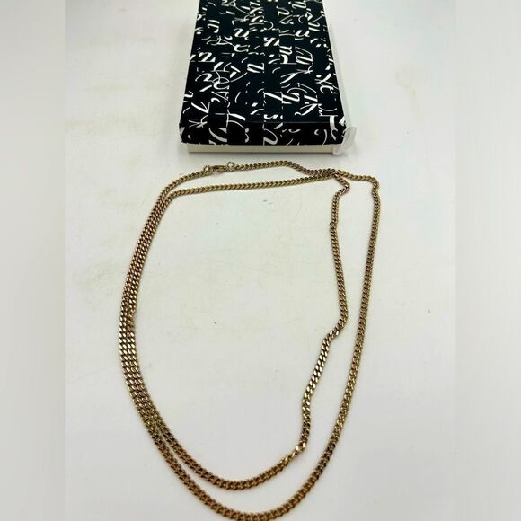 Women’s Saks, Fifth Avenue gold, plated, lobster clasp necklace - Picture 1 of 5